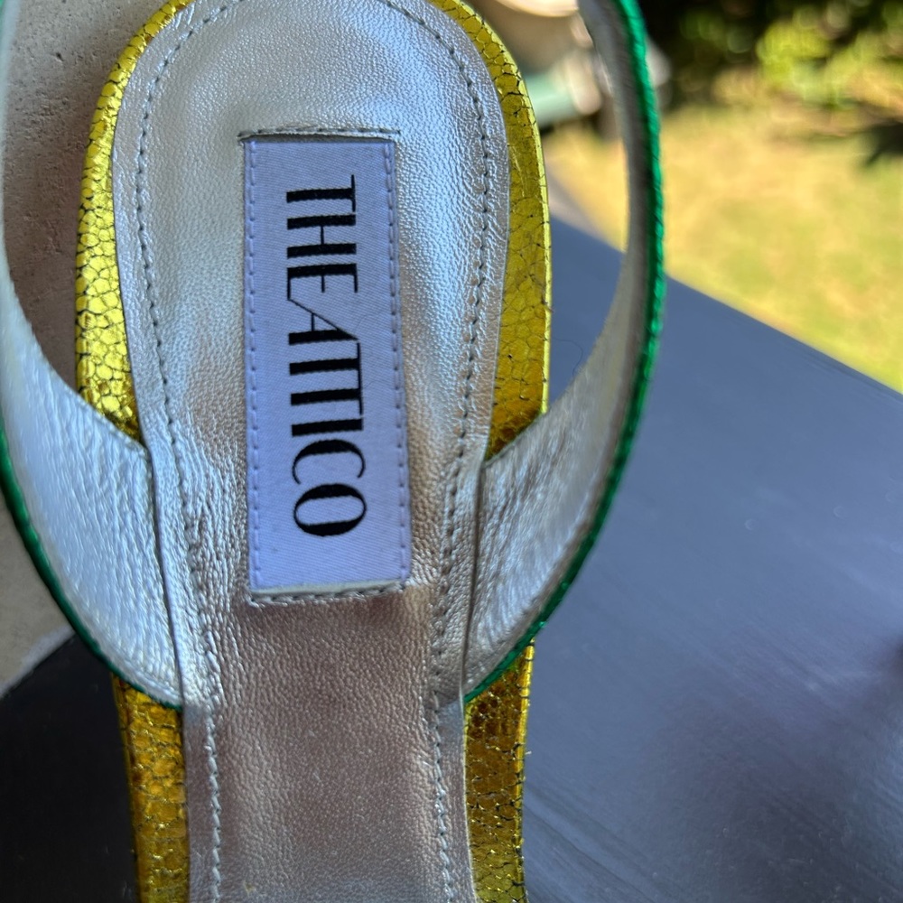 The Attico Black And Multi Color Heels - image 5